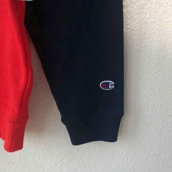 Champion Boys color Block Hoodie - Picture 4 of 5